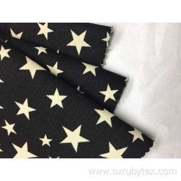 Cotton Spandex Twill Brushed Print Fabric